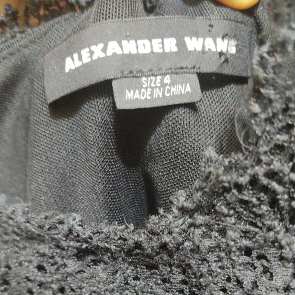 Alexander Wang Spider Lace Bandage Sheath Dress - Picture 7 of 7